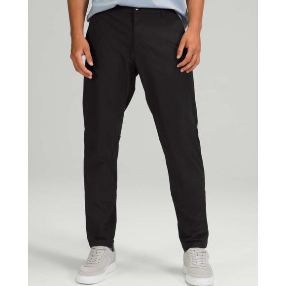 Lululemon Commission Chino Pant Classic Warpstreme Black Stretch Commute 32x31 - Picture 10 of 11